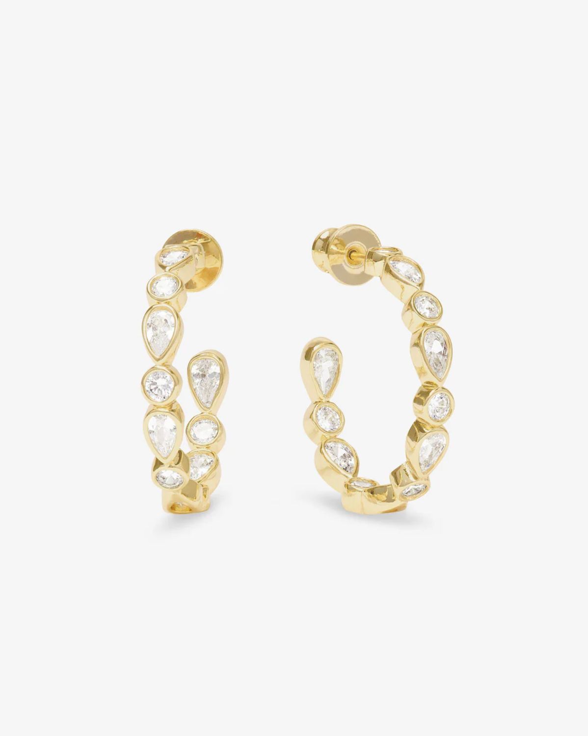 Melinda Maria 1" Isla Gold Hoops