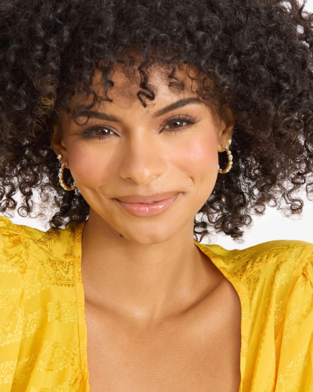 Melinda Maria 1" Isla Gold Hoops