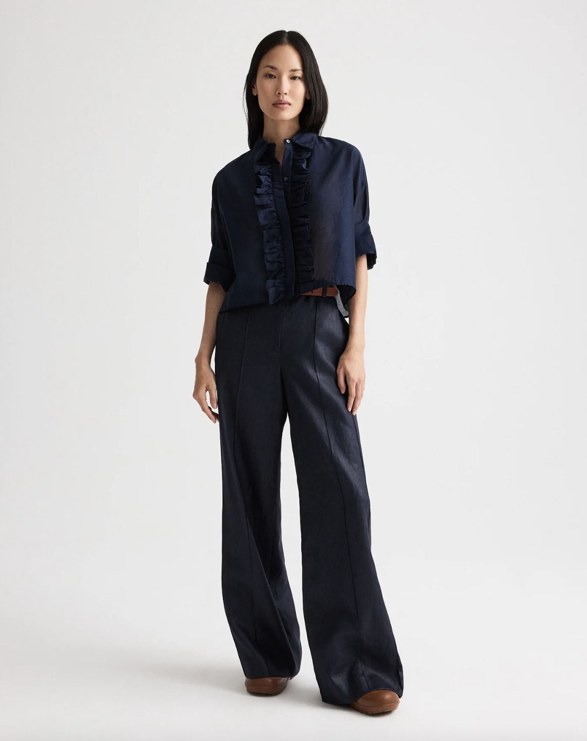 TWP Next Ex Top with Ruffle Detail