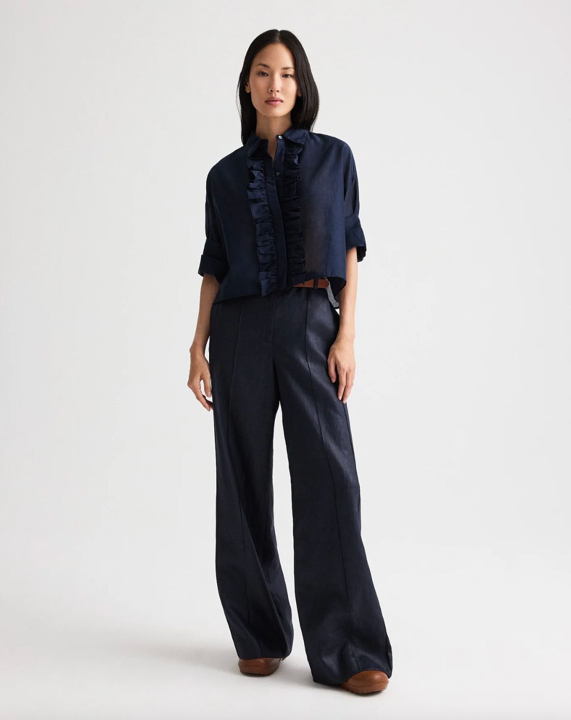 TWP Next Ex Top with Ruffle Detail