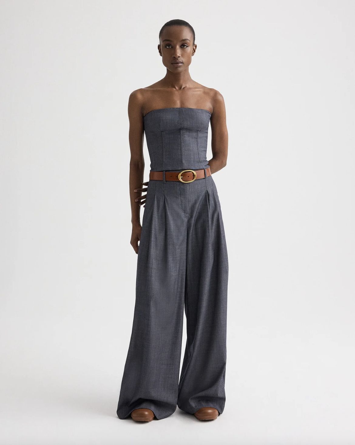 TWP Next Didi Trouser in Medium Indigo