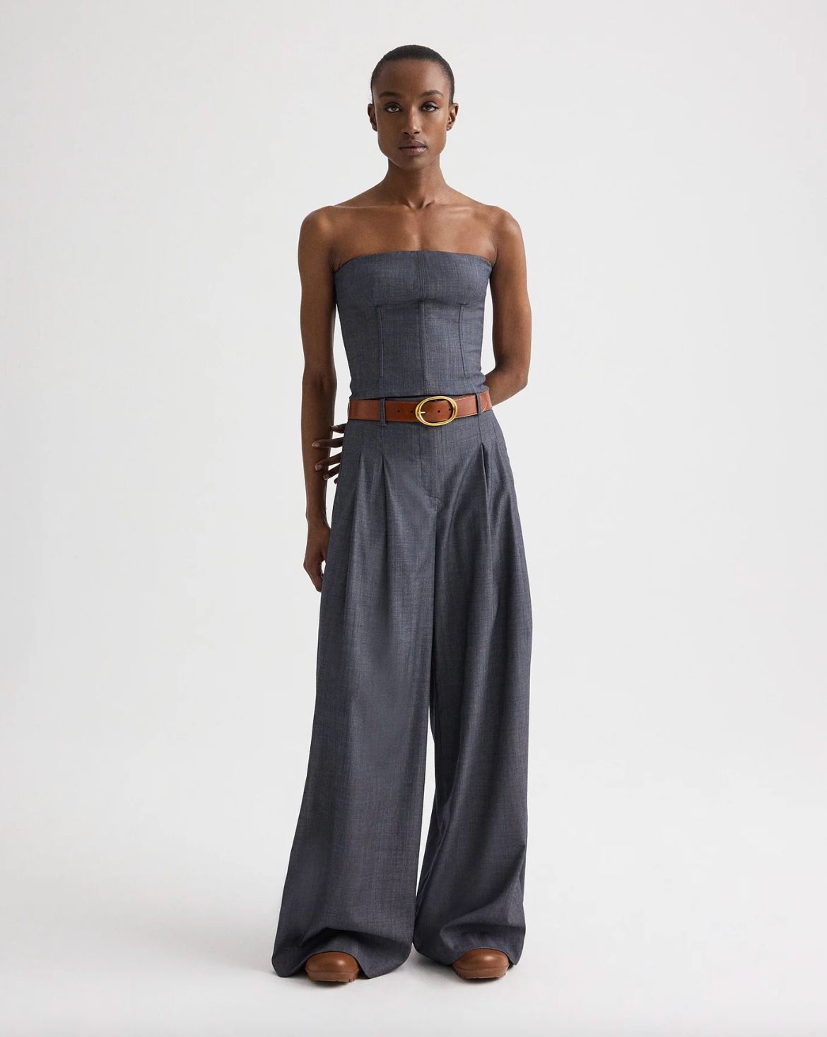 TWP Next Didi Trouser in Medium Indigo