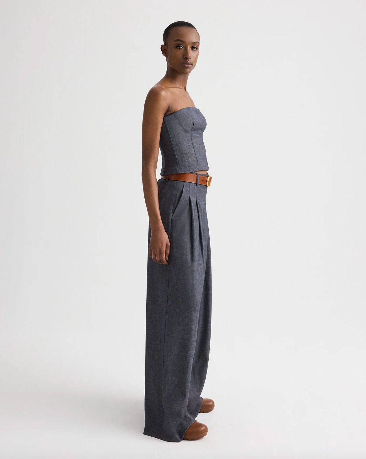 TWP Next Didi Trouser in Medium Indigo