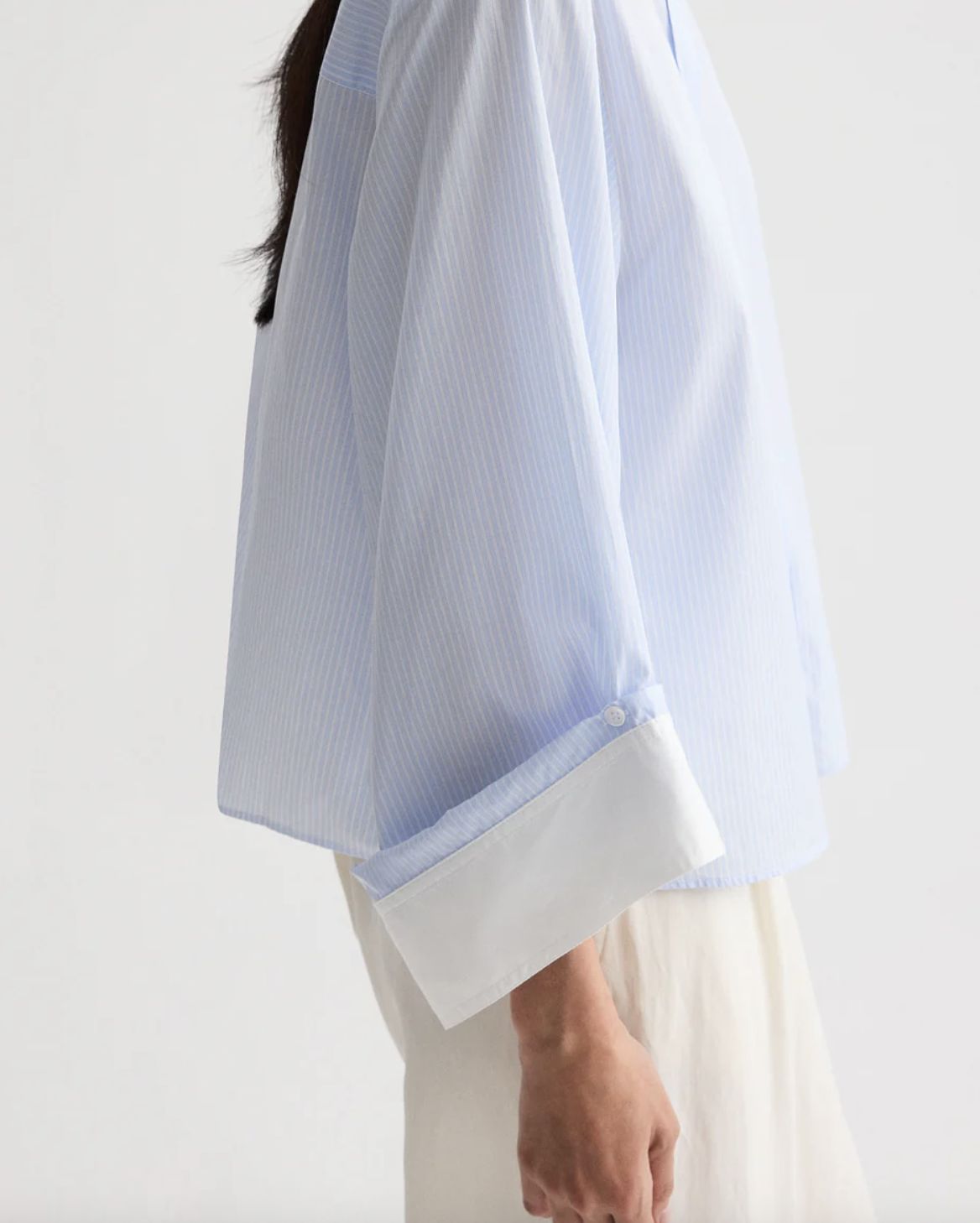 TWP Beau Shirt in Blue Haven