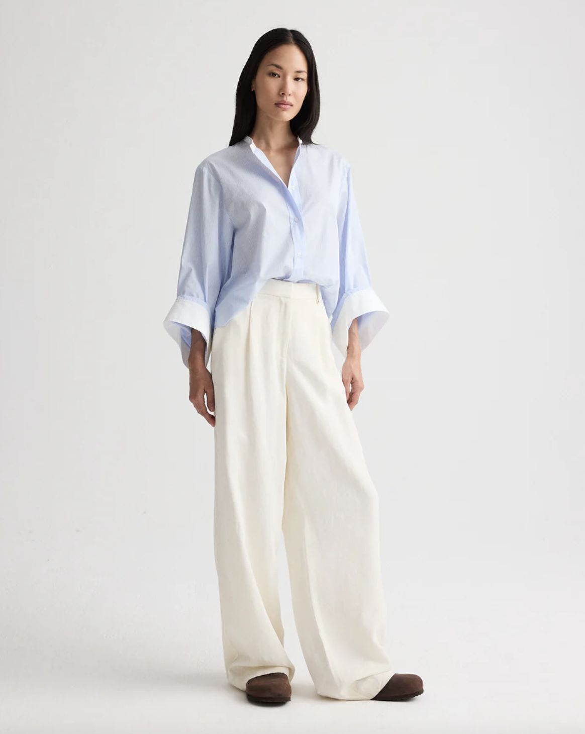 TWP Beau Shirt in Blue Haven