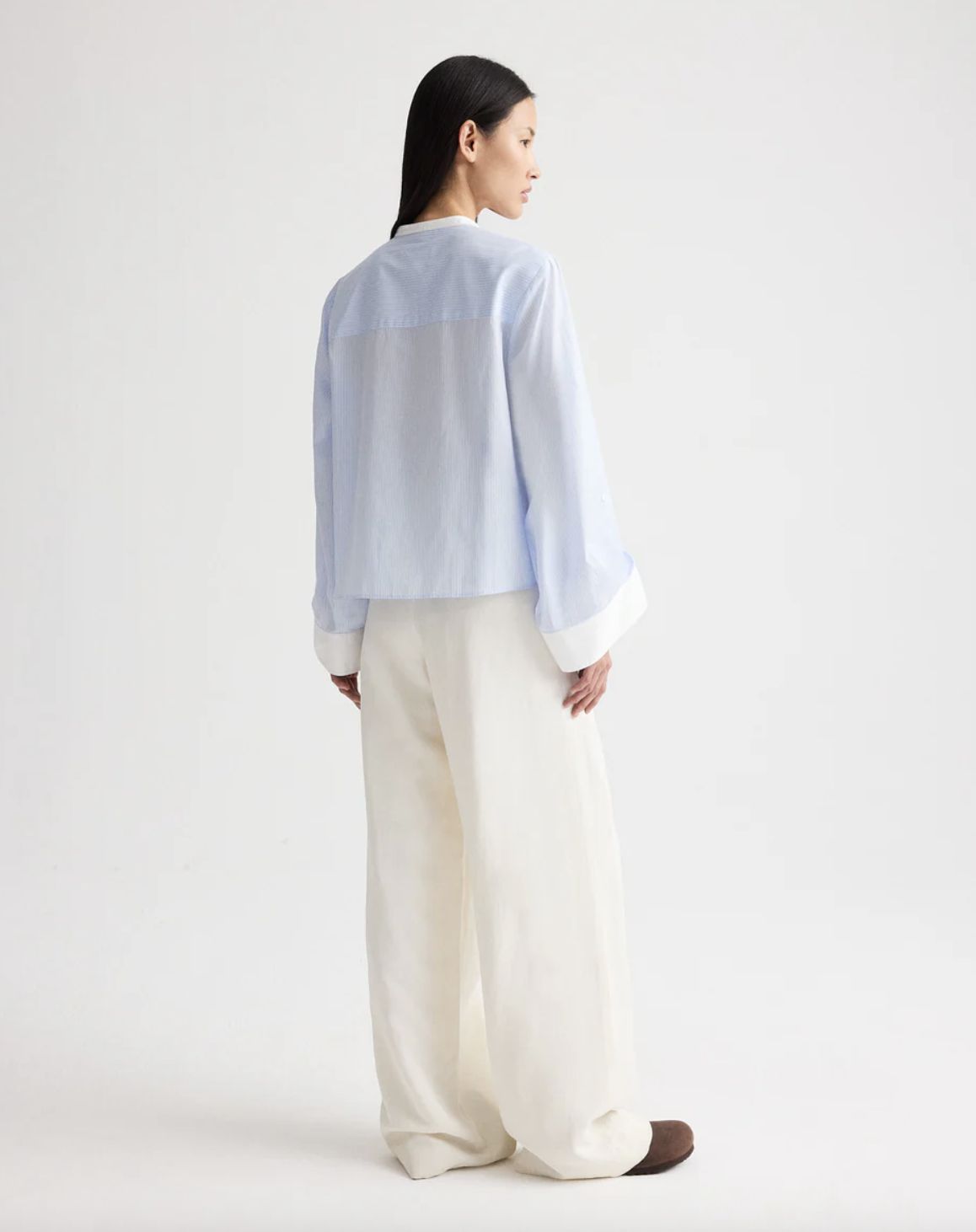 TWP Beau Shirt in Blue Haven