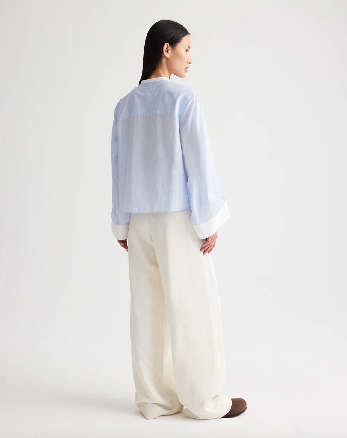 TWP Beau Shirt in Blue Haven