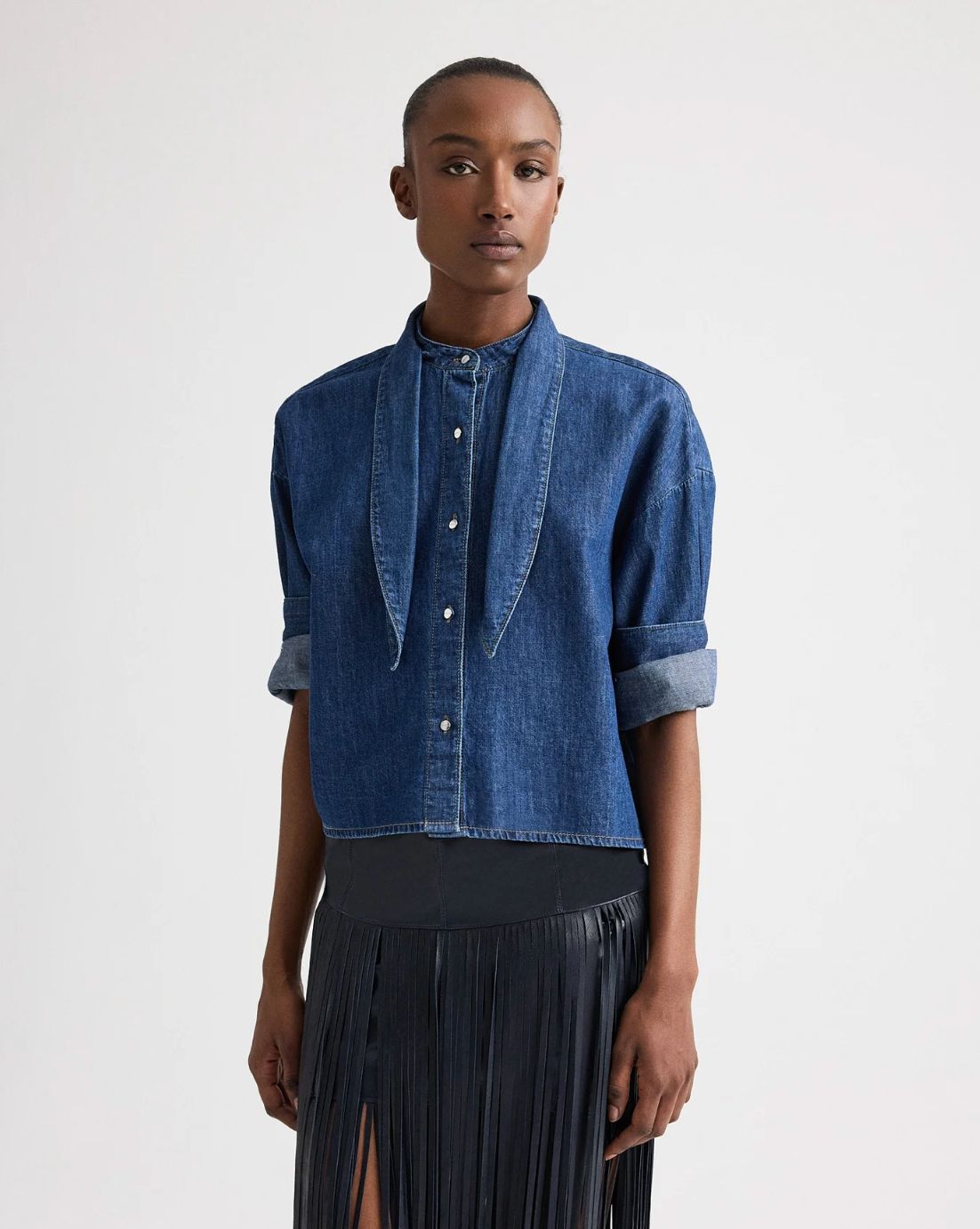 TWP Tie One On Denim Shirt