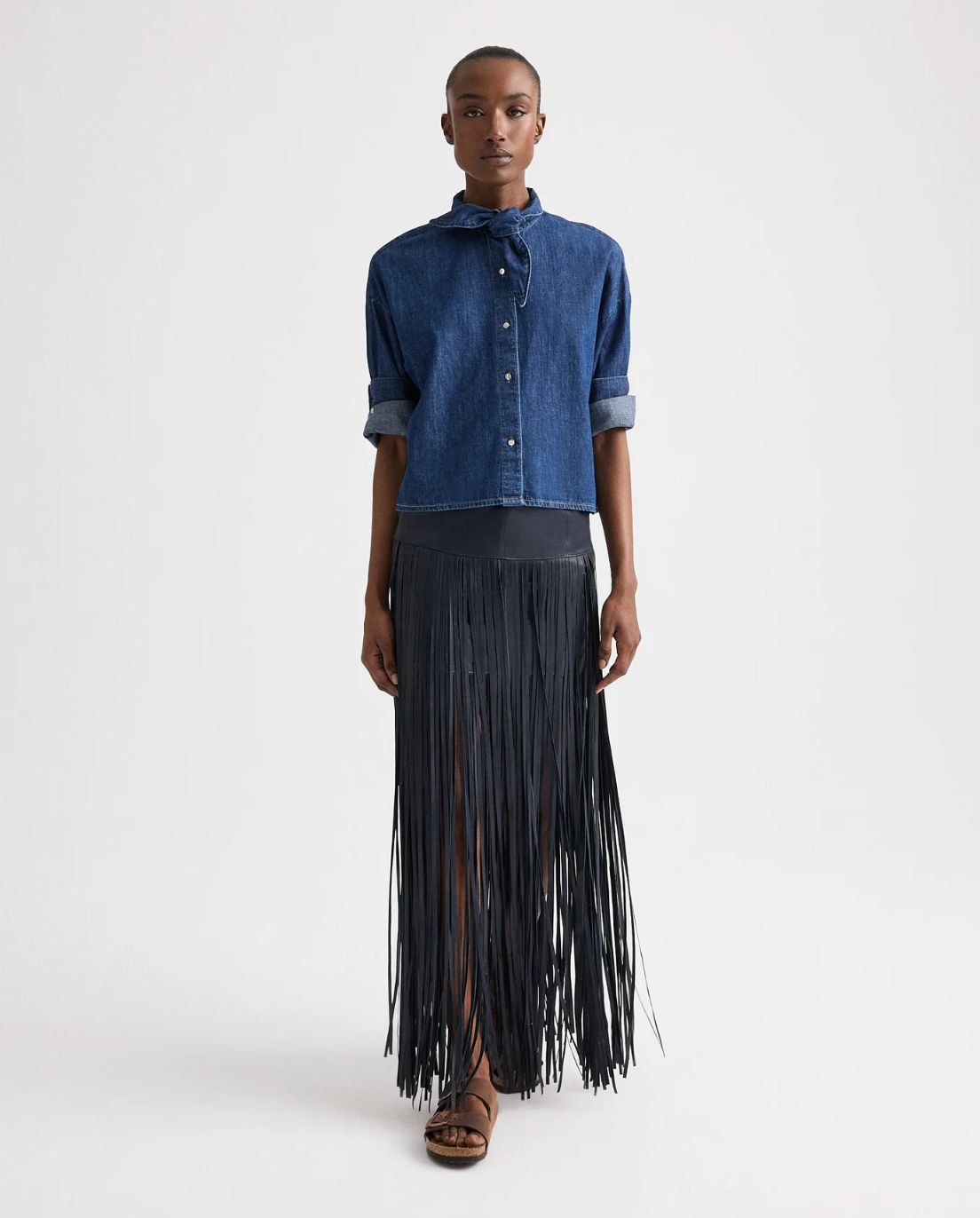 TWP Tie One On Denim Shirt