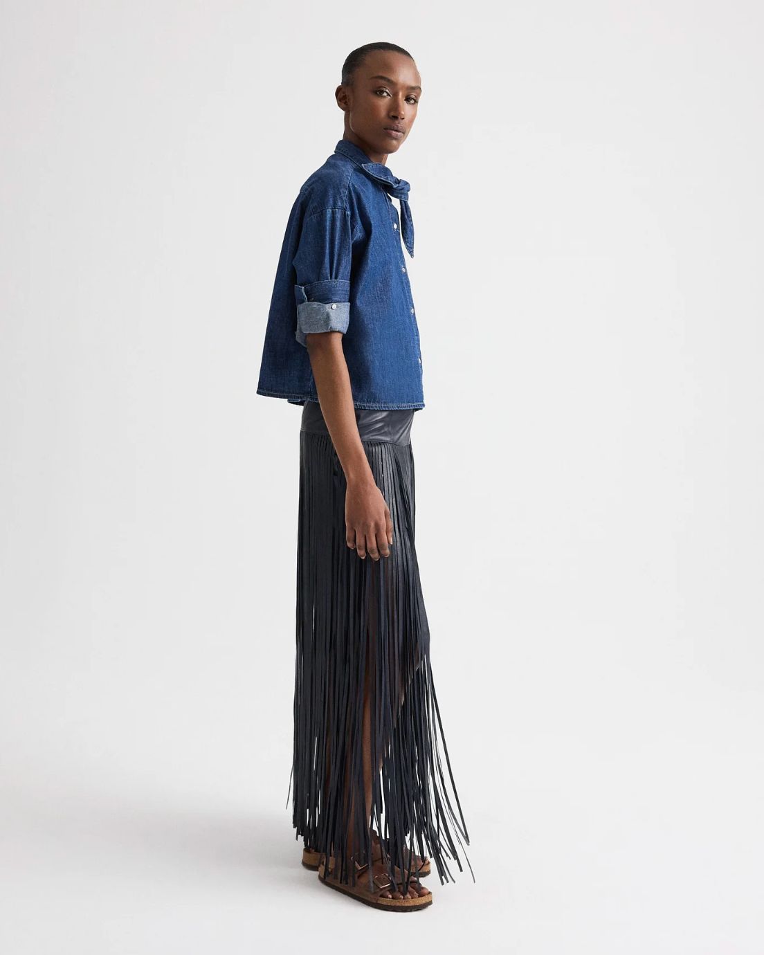 TWP Tie One On Denim Shirt