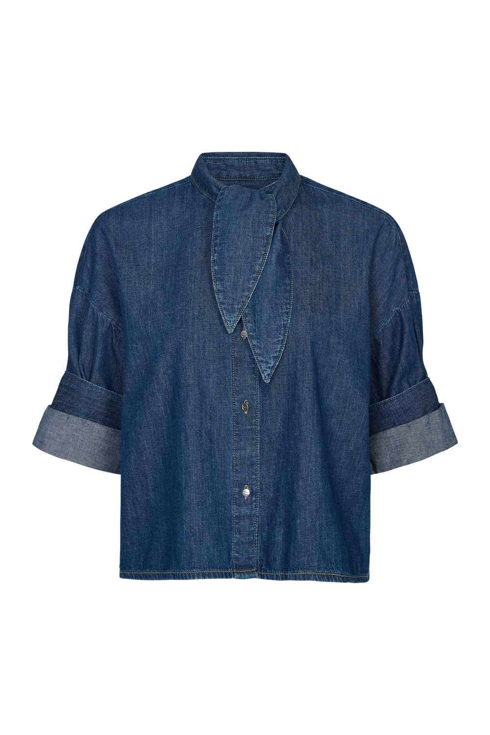 TWP Tie One On Denim Shirt, Color: Dark Stone, Size: P