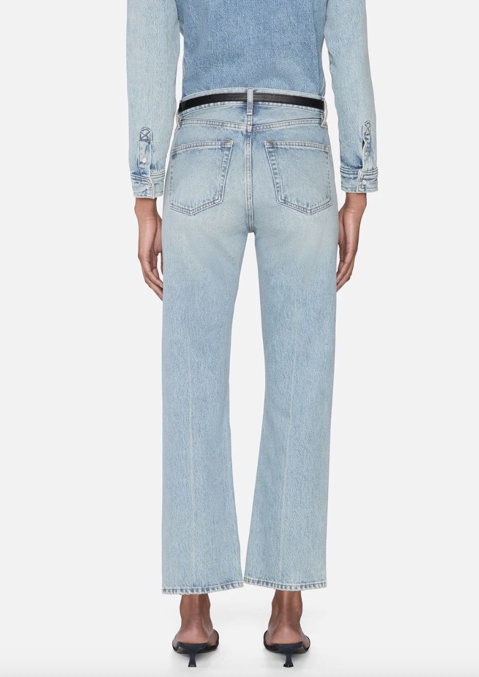 Frame The Verticle Crop Jean in Drift