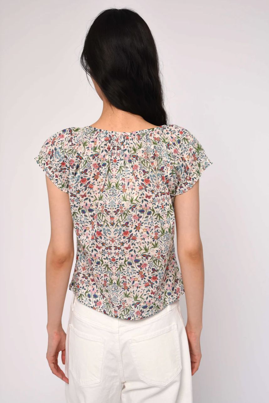 Love the Label Vanda Top in Liberty Tapestry