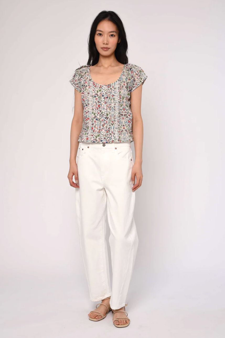 Love the Label Vanda Top in Liberty Tapestry