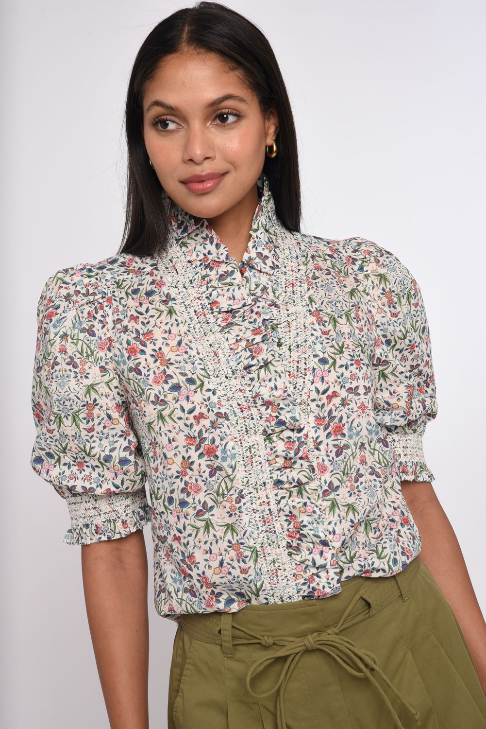 Love the Label Zuri Top in Liberty Tapestry, Color: Tapestry Liberty, Size: XS