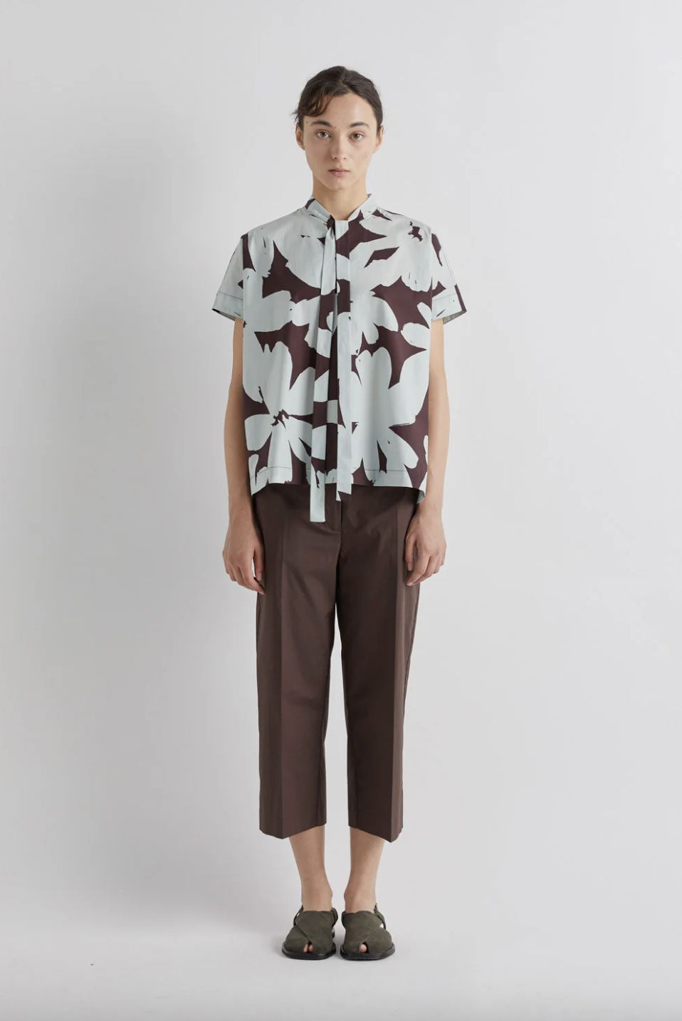 Meimeij Floral Cotton Blouse