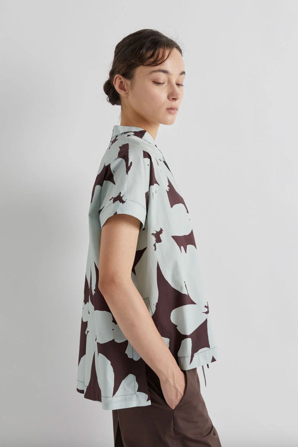 Meimeij Floral Cotton Blouse