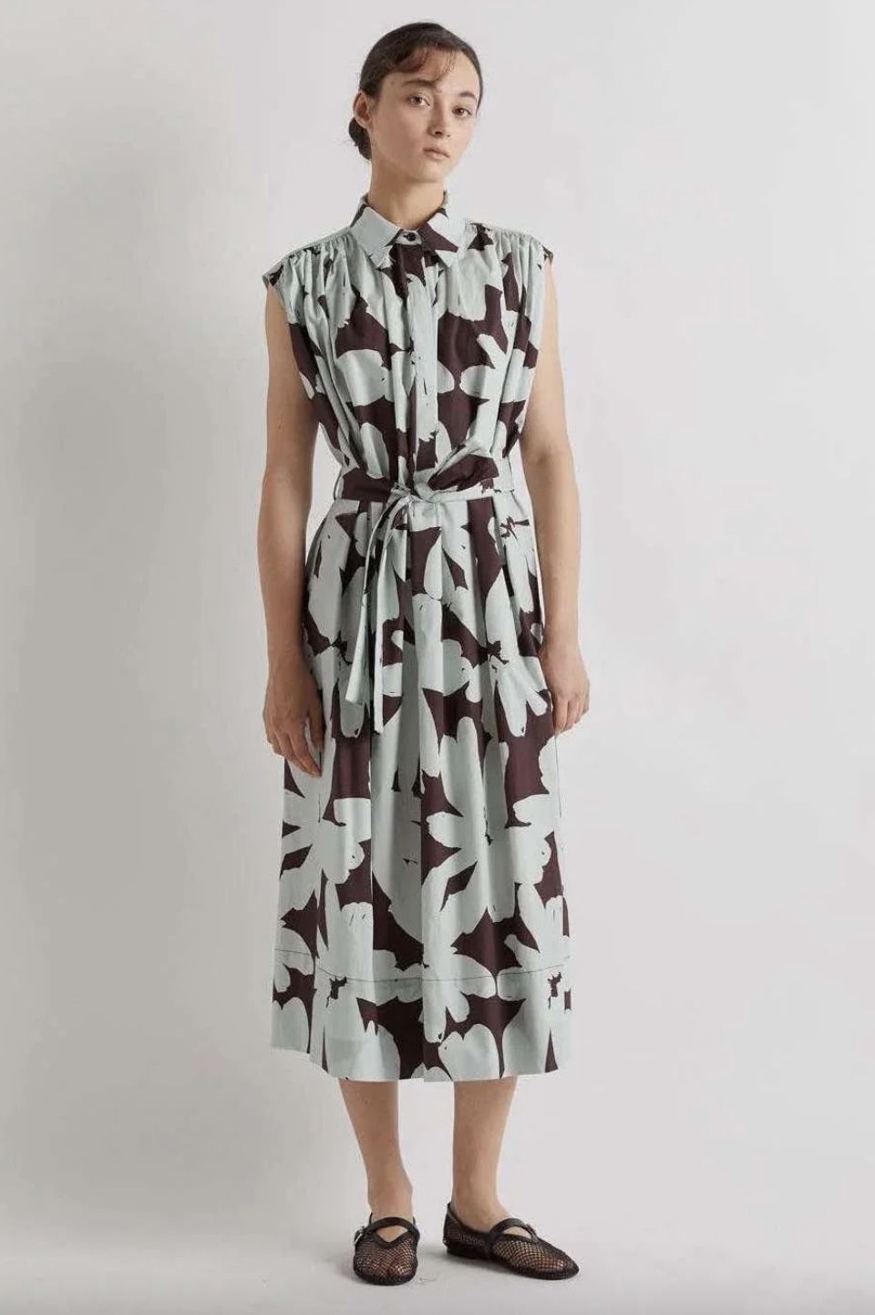 Meimeij Moka Ment Floral Dress