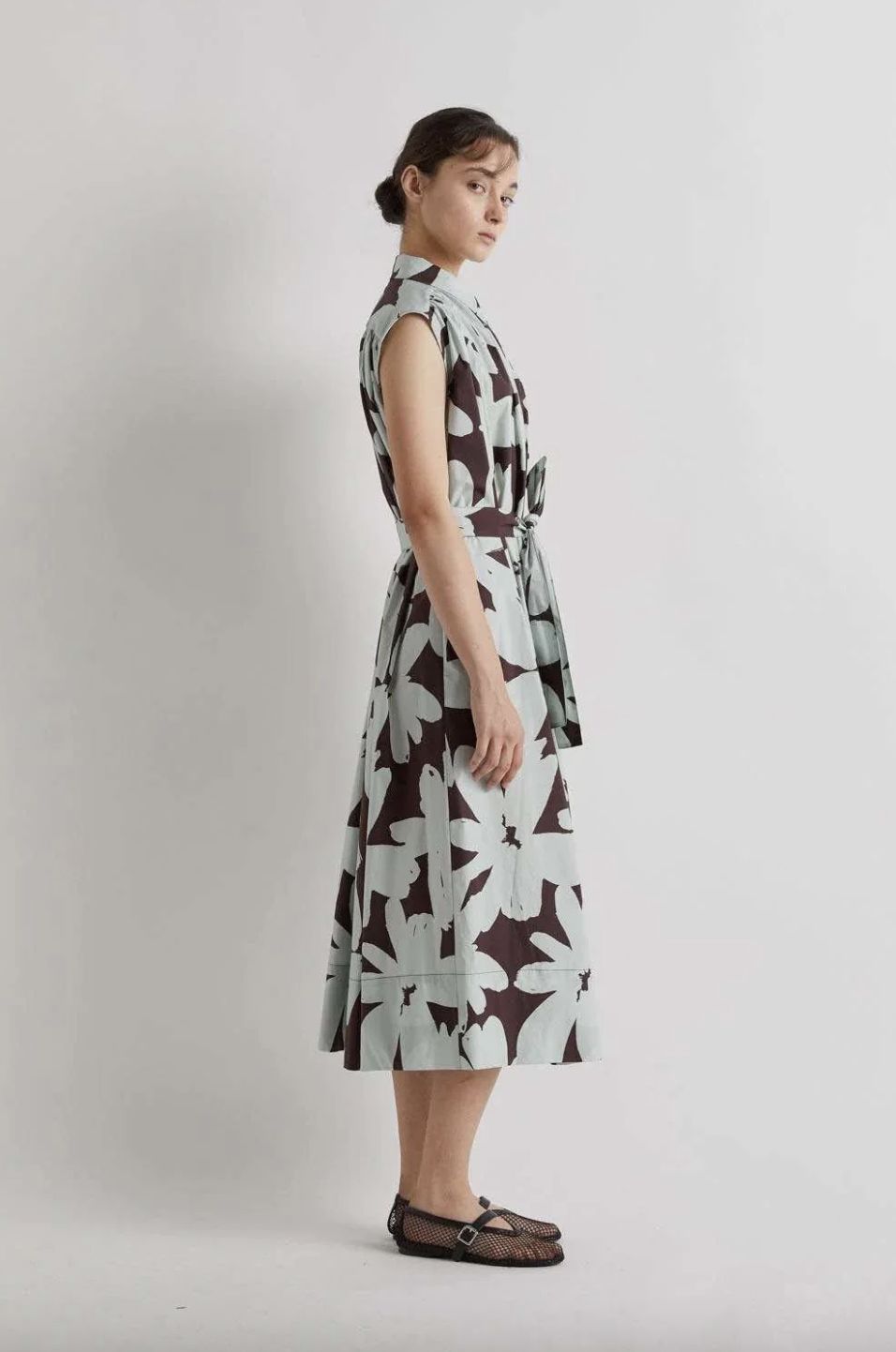 Meimeij Moka Ment Floral Dress