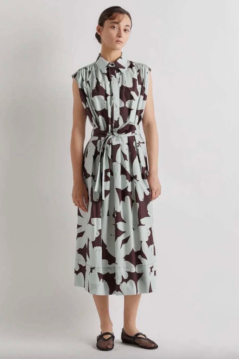 Meimeij Moka Ment Floral Dress