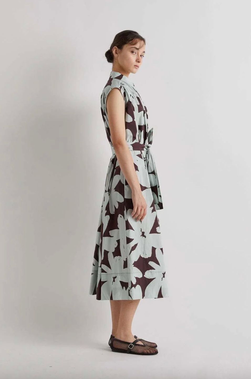 Meimeij Moka Ment Floral Dress