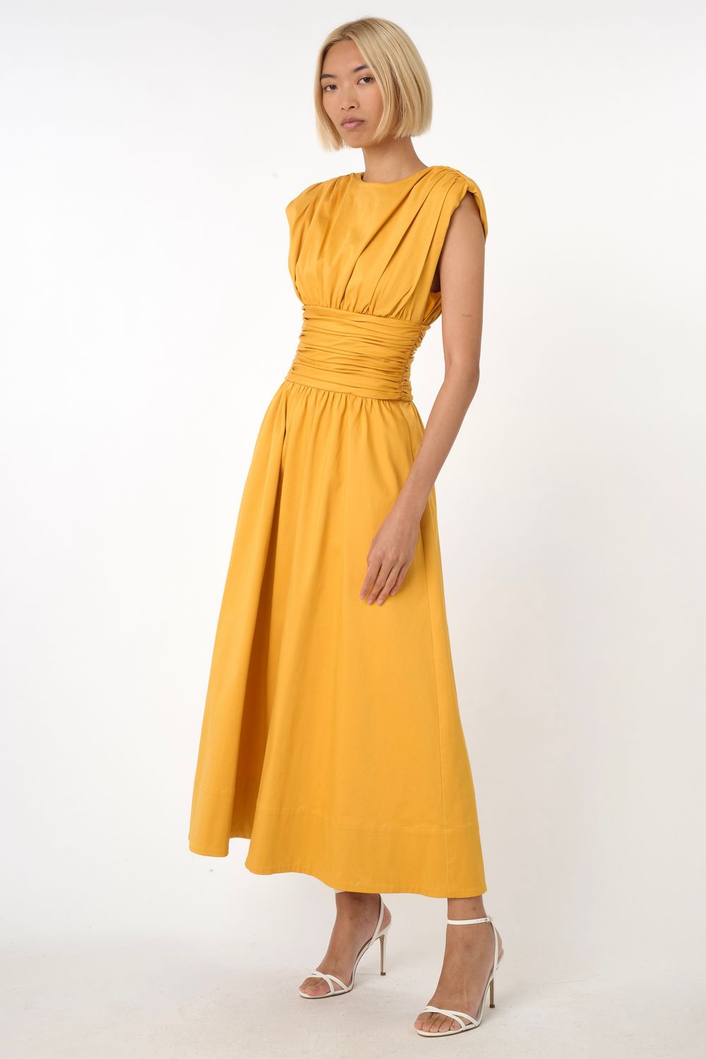 Toccin Evangeline Ruched Midi