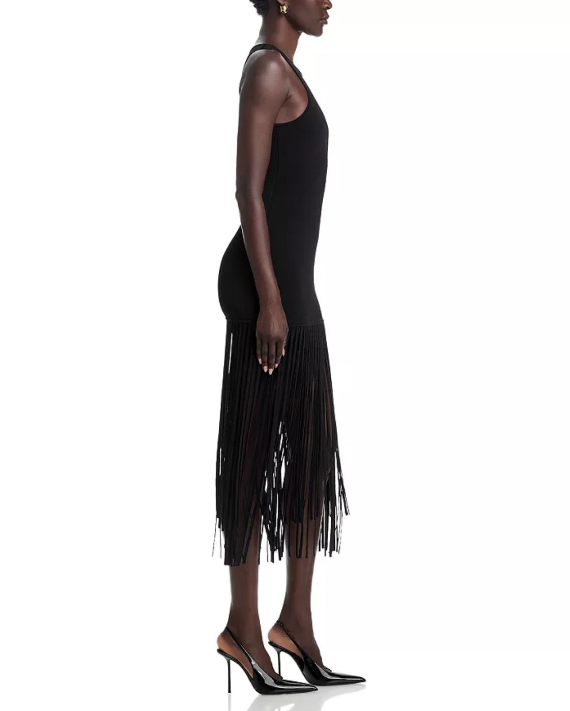 Toccin Margaux Mini Dress with Fringe