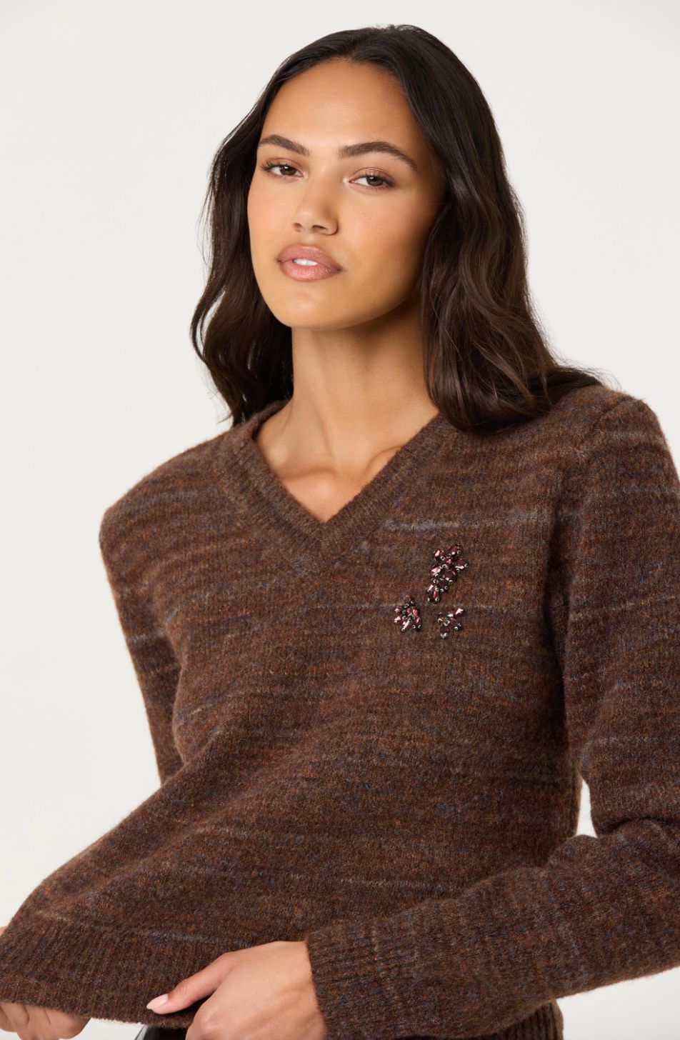 ASTR Dasia Embellished Sweater