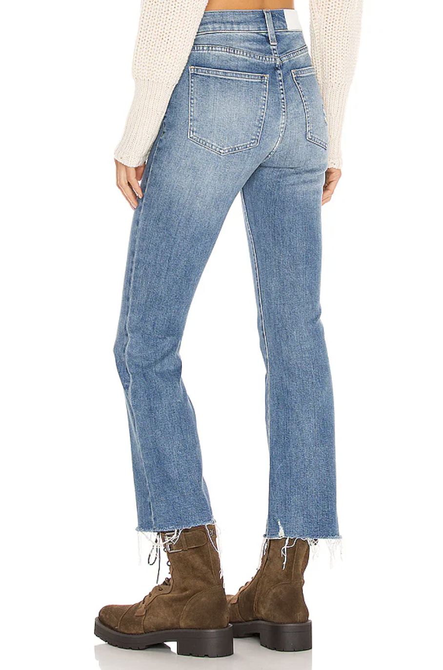 Lennon High-Rise Cropped Boot Jeans Jean in Zuma