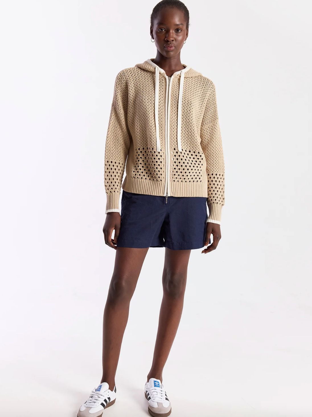 WISPR by Brodie Mix Pointelle Zip Hoodie