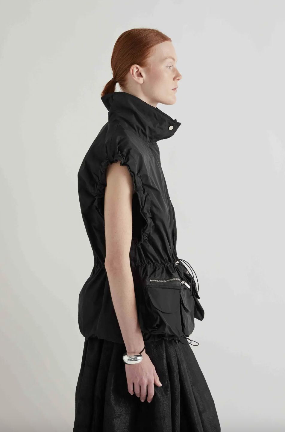 MeiMeij Taffeta Vest