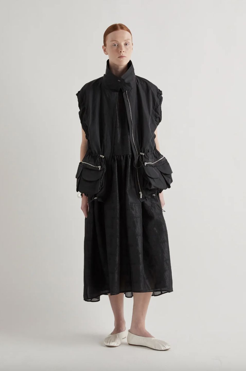 MeiMeij Taffeta Vest