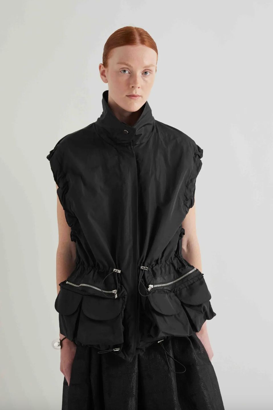 MeiMeij Taffeta Vest