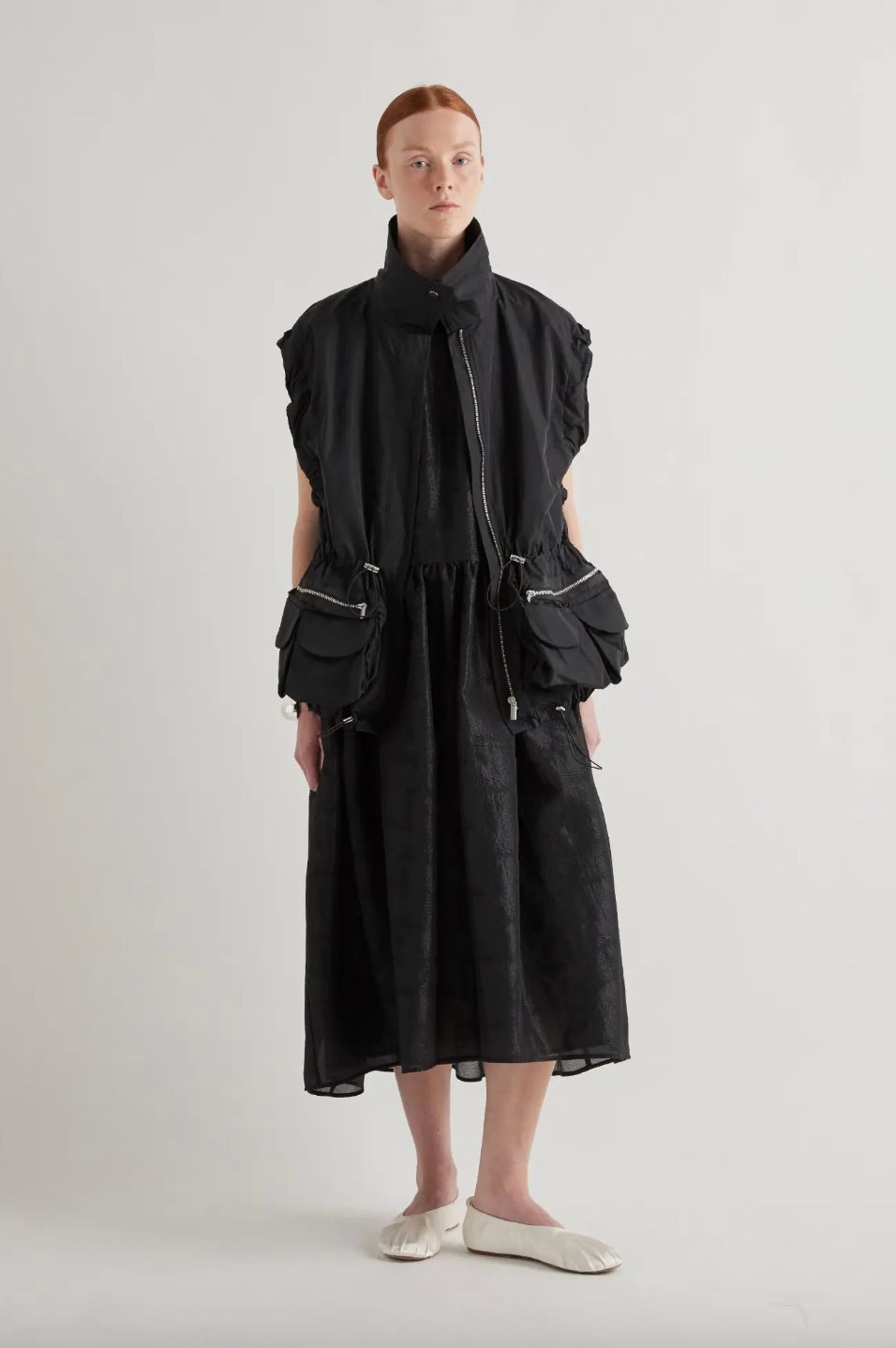 MeiMeij Taffeta Vest