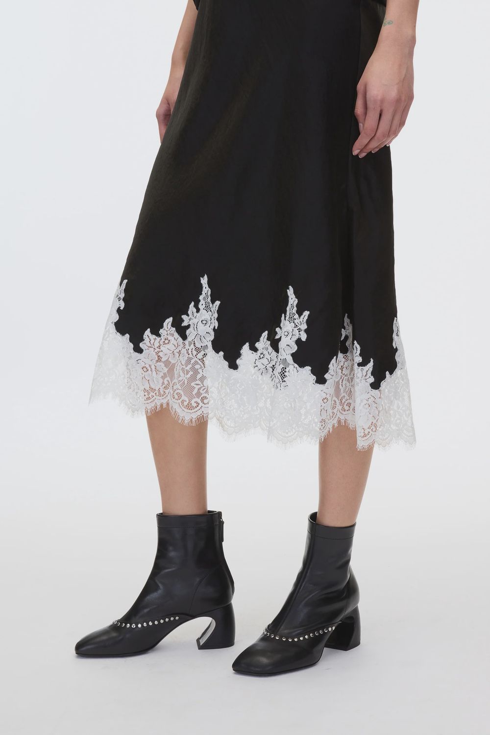 Phillip Lim Draped T-Shirt Slip Combo Dress