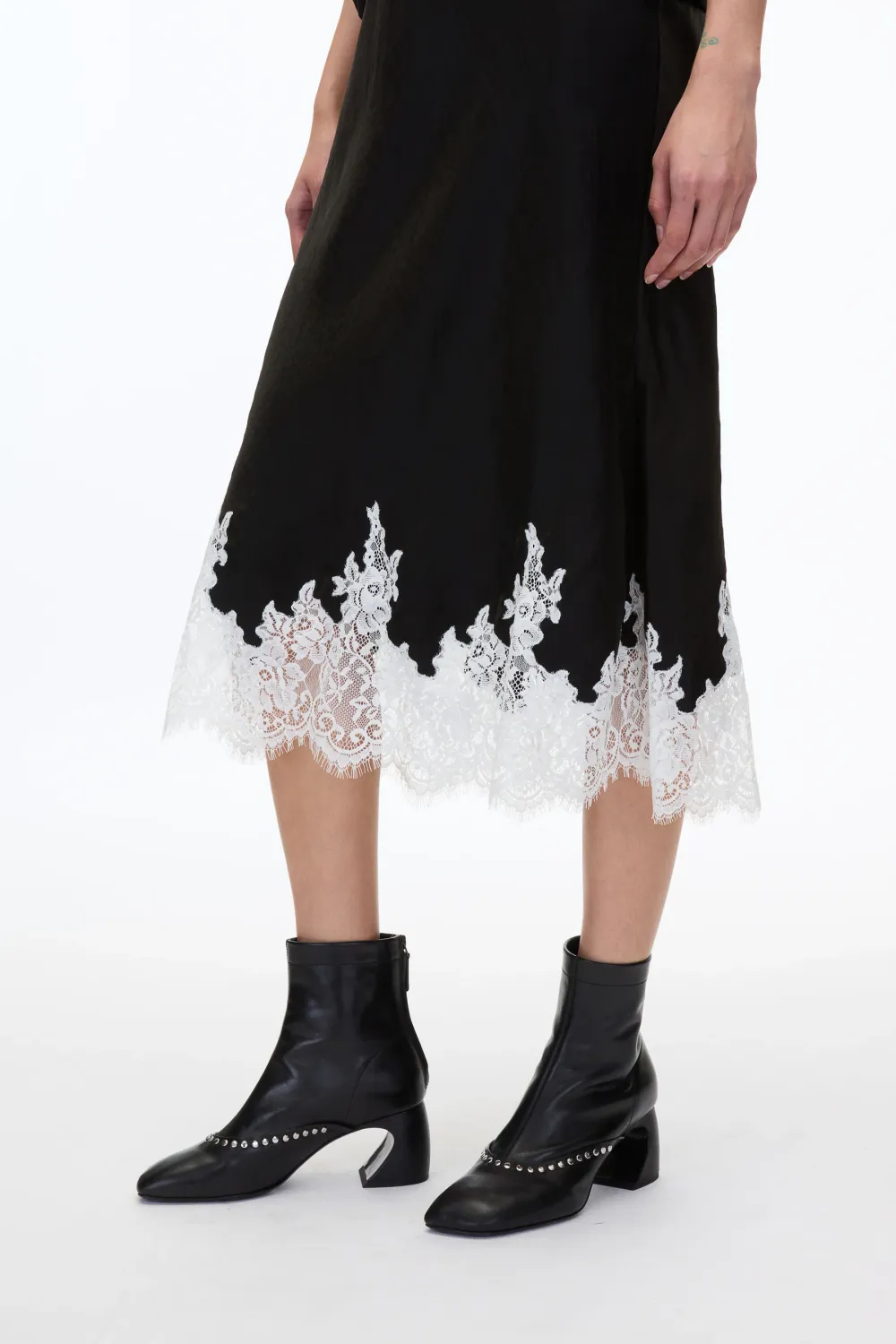 Phillip Lim Draped T-Shirt Slip Combo Dress