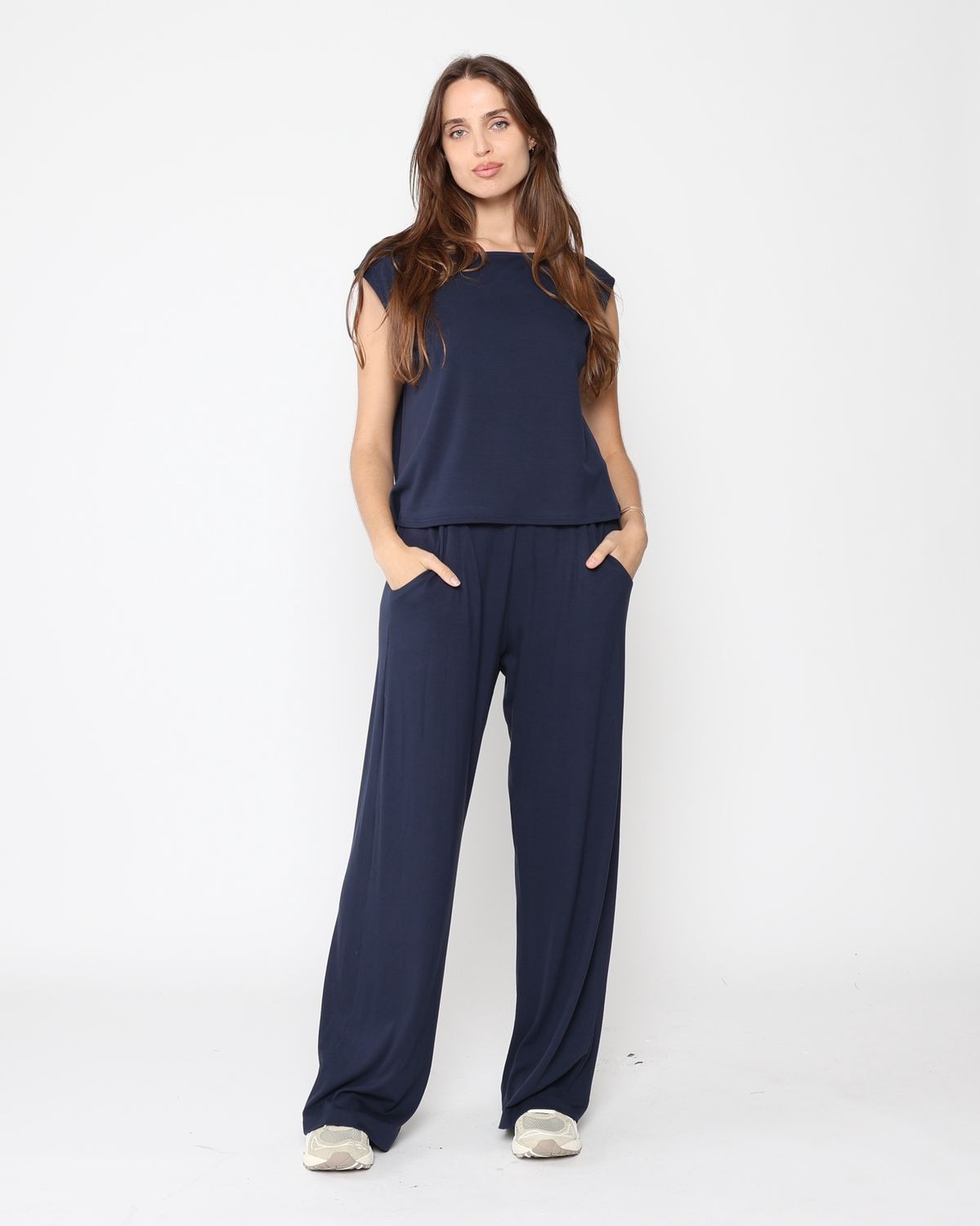 Ripley Rader Jersey Lounge Pant in Navy