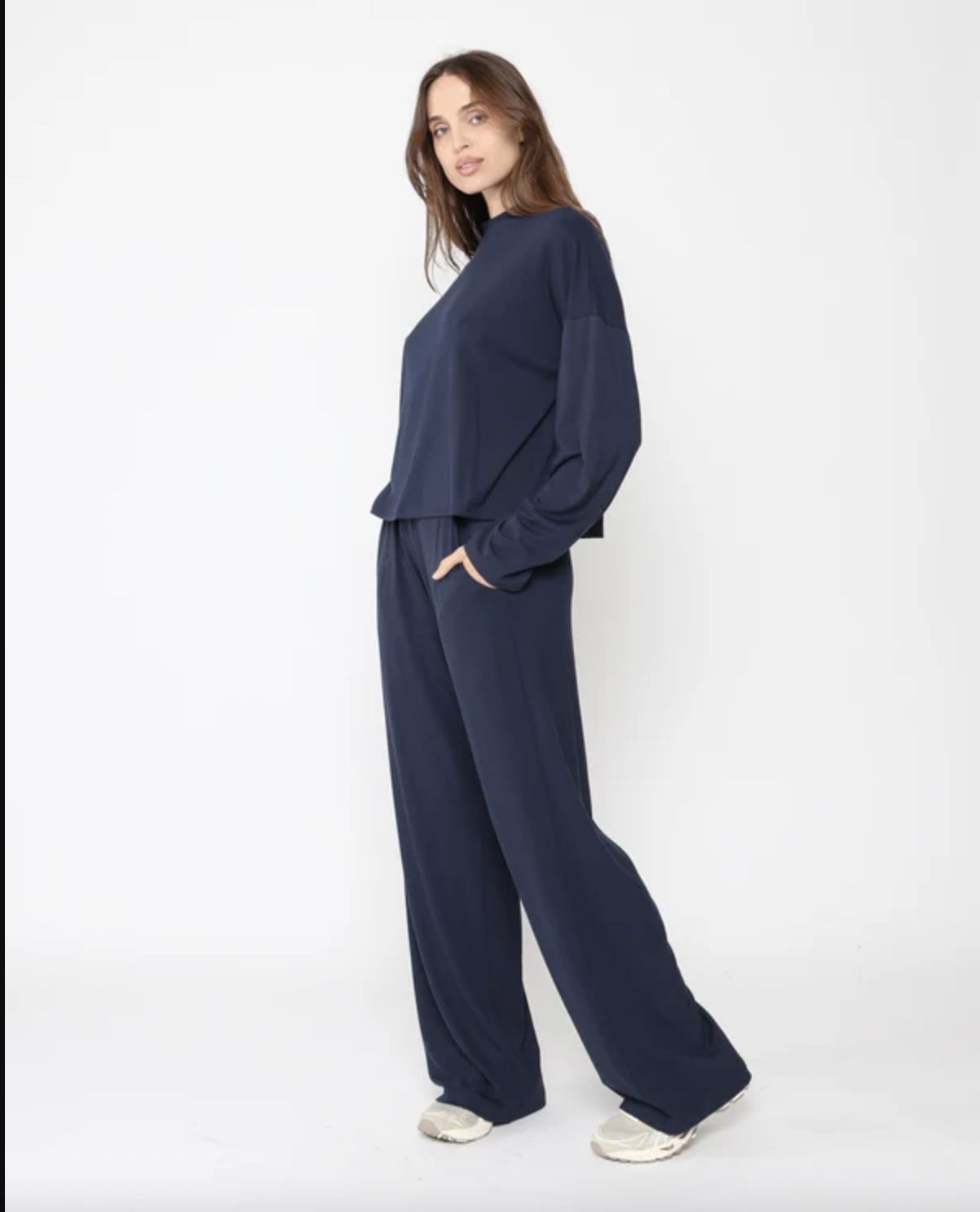 Ripley Rader Jersey Lounge Pant in Navy