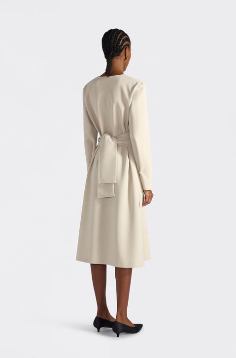 Liviana Conti Long Sleeve Tie Dress