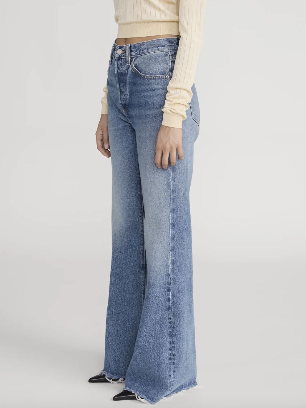 Frame The Lax Jean in Numeral Raw