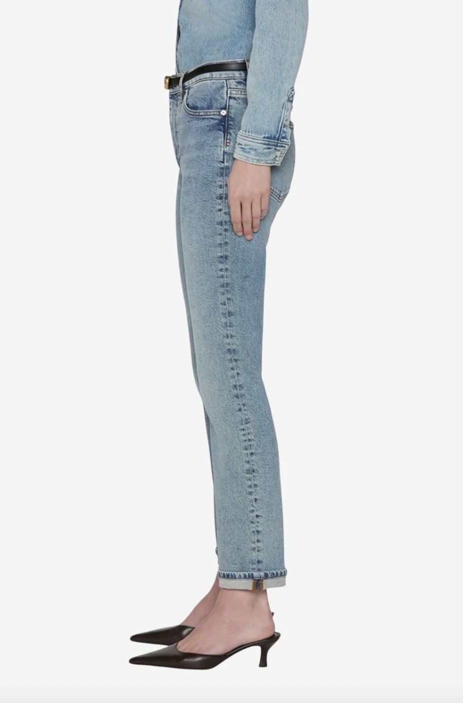 Frame The Borrowed Jean in Birdie