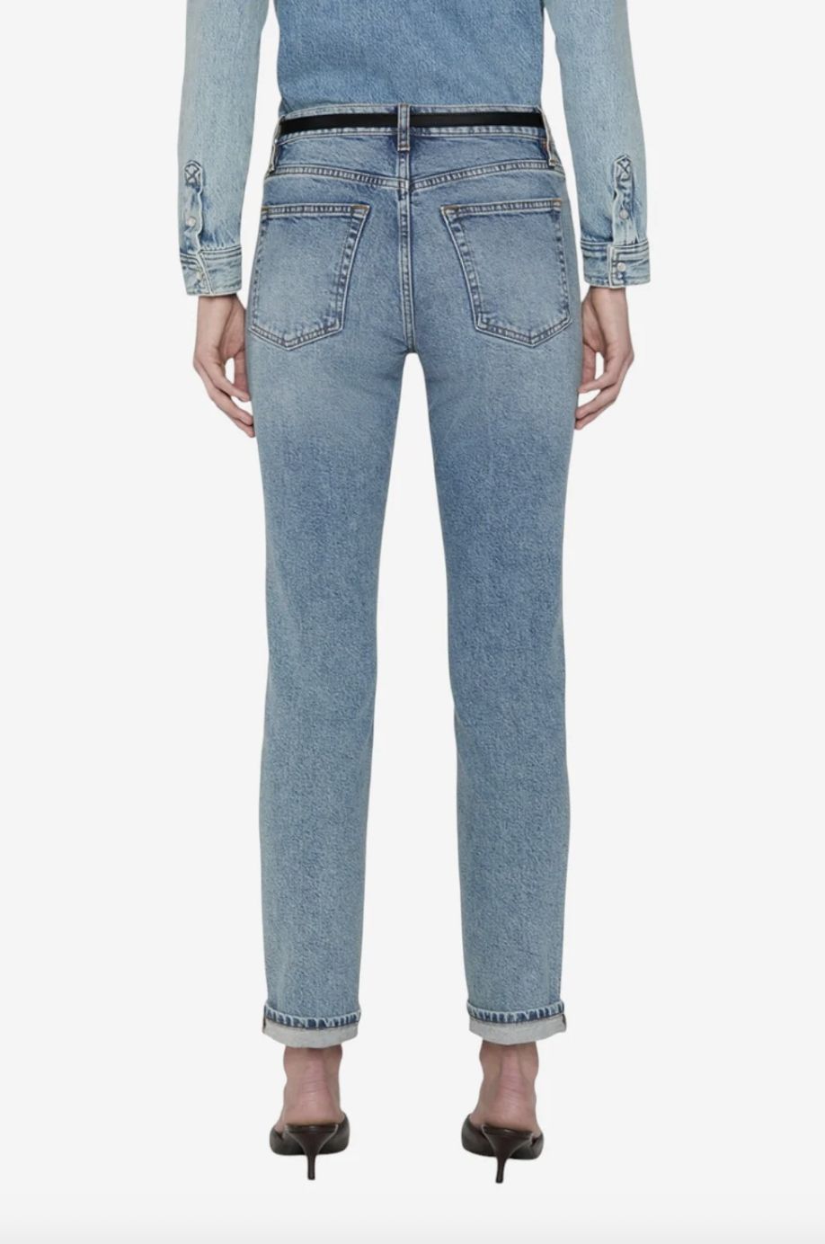 Frame The Borrowed Jean in Birdie