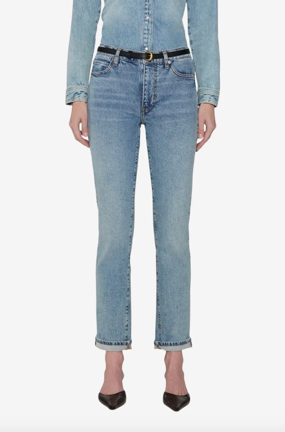 Frame The Borrowed Jean in Birdie