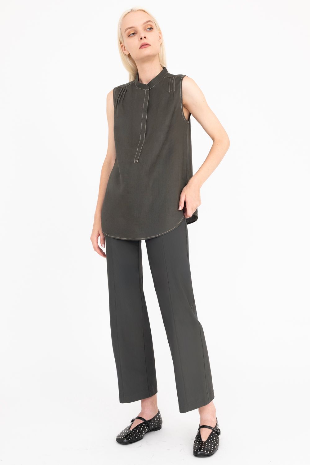 Elaine Kim Bixby Pant, Color: Pine, Size: P