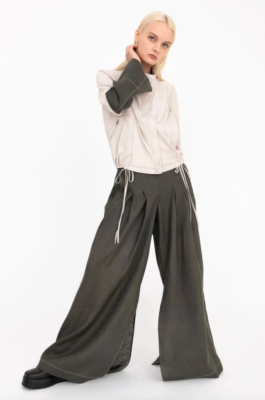 Elaine Kim Dalea Pant in Pine