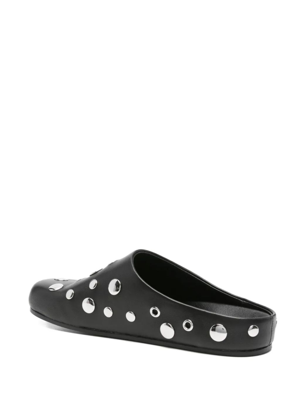 Lola Cruz Stud Clog in Black