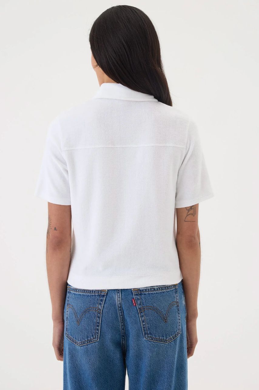 Goldie Luxe Life Button Terry Shirt