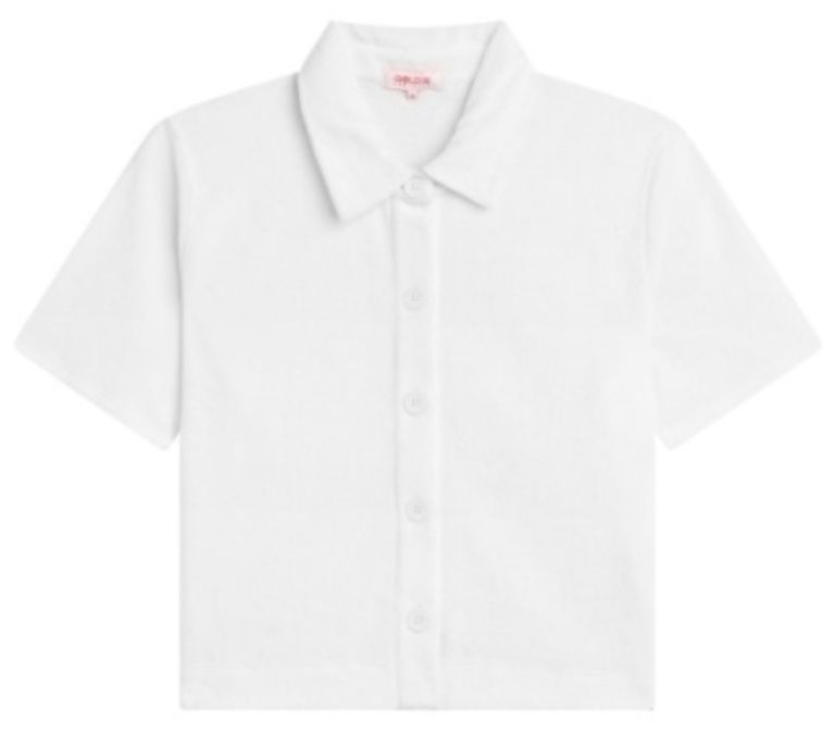 Goldie Luxe Life Button Terry Shirt