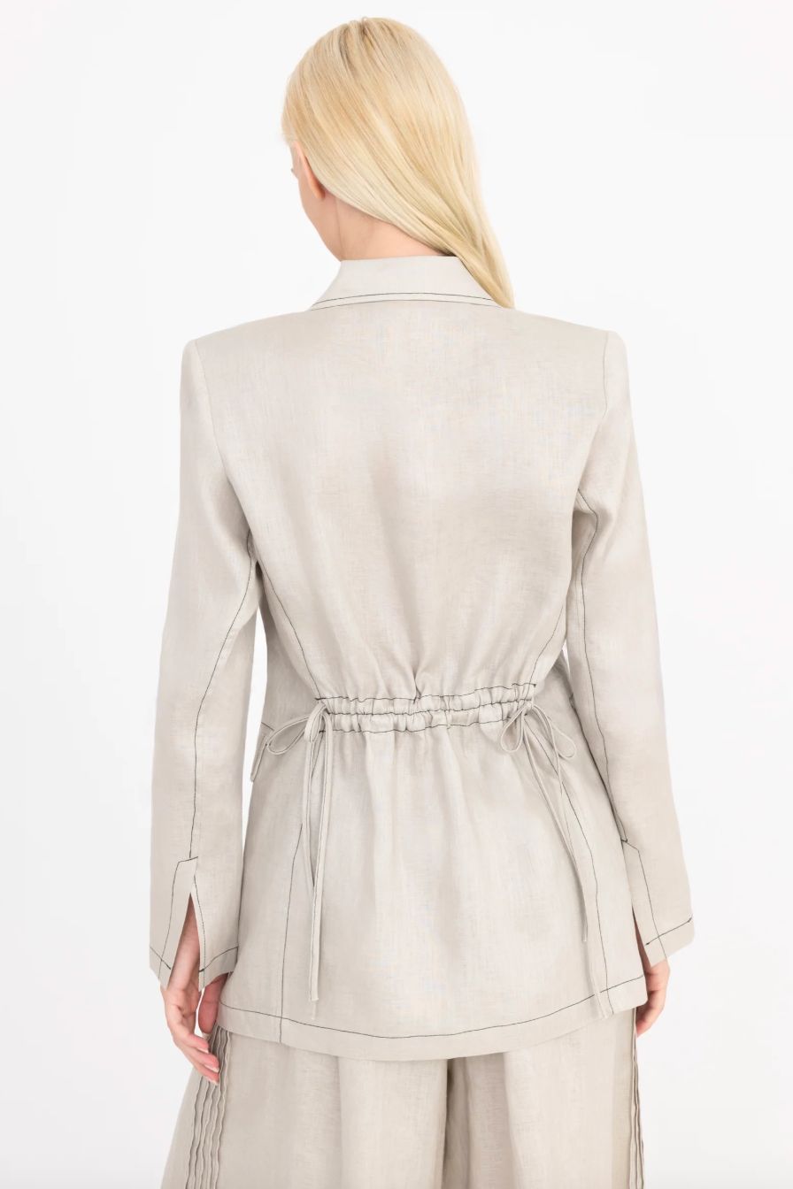 Elaine Kim Dresden Blazer in Oyster