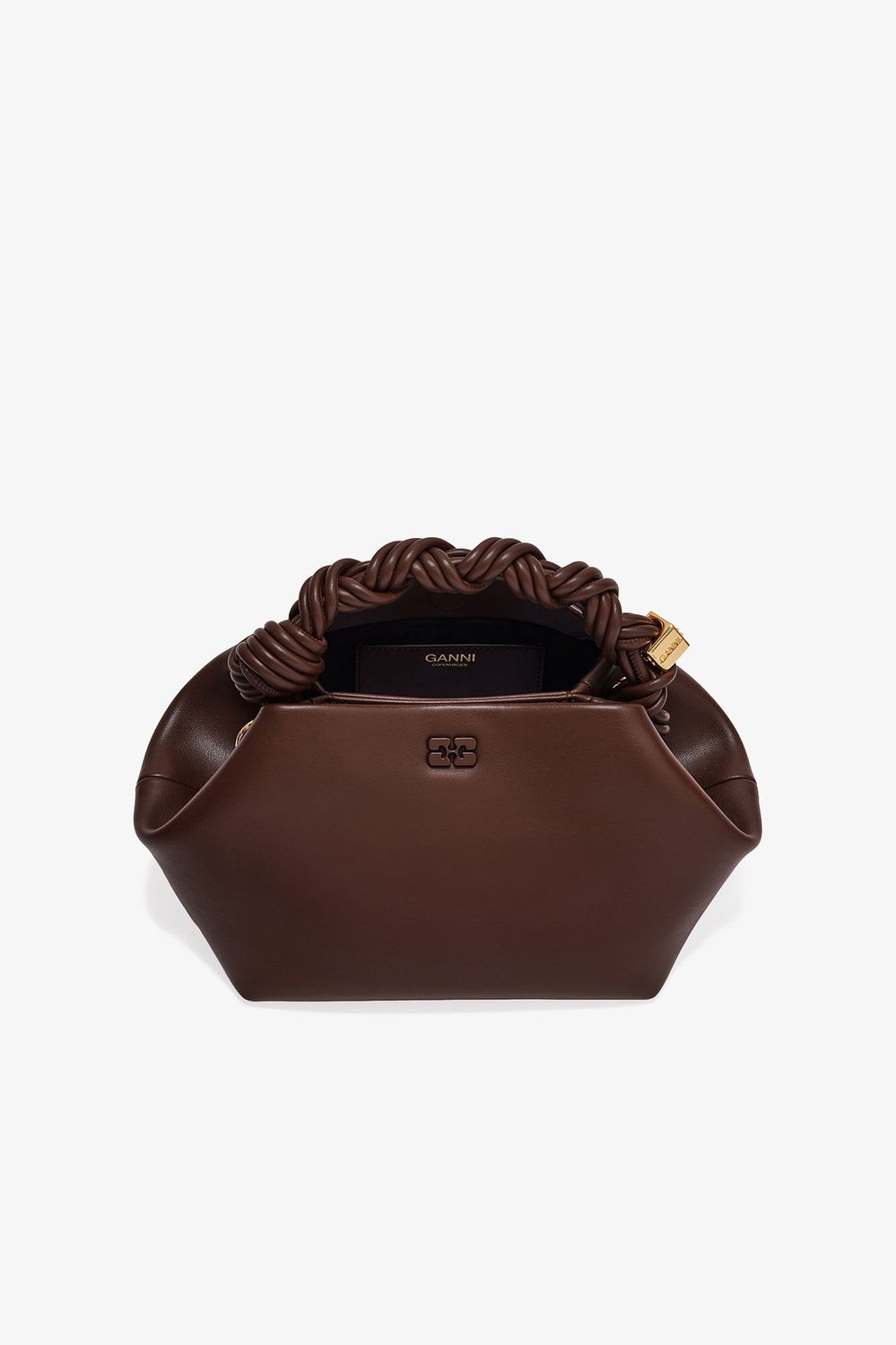 Ganni Small Bou Bag Chocolate Fondant